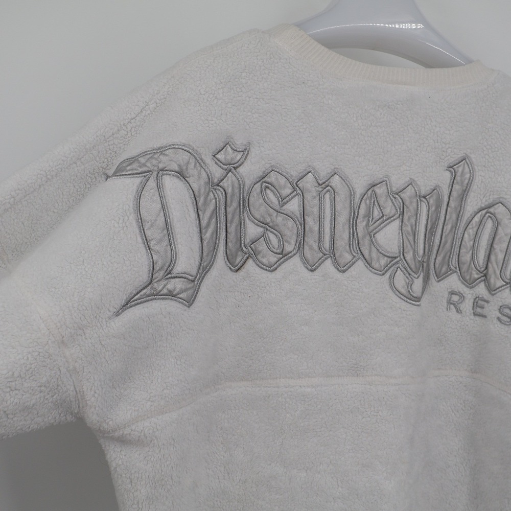 Disney Spirit Jersey‎ White Sherpa Fleece Disneyland Resort Unisex M Polar Bear - Picture 3 of 9